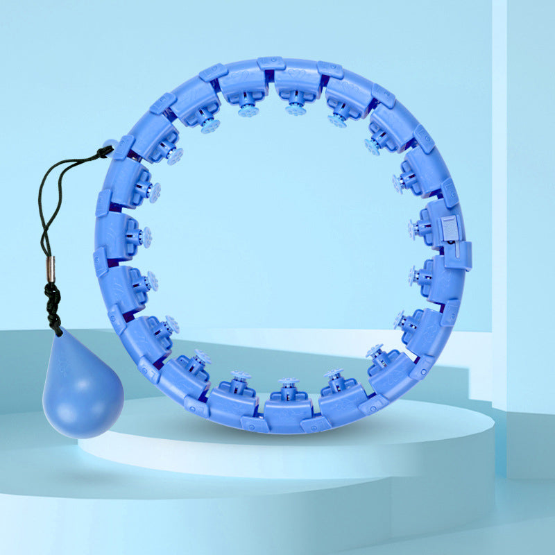 Premium Adjustable Non-Drop Smart Slimming Hula Hoop - 360-Degree Massage Abdominal Toning & Centrifugal Cardio Fitness Hoop