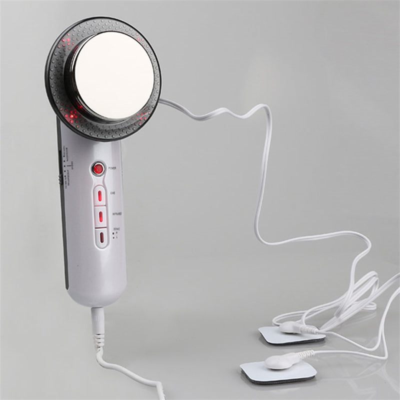 3-in-1 Handheld Ultrasonic Cavitation Slimming Device - EMS Body Sculpting Massager & Far-Infrared Skin Tightening Instrument
