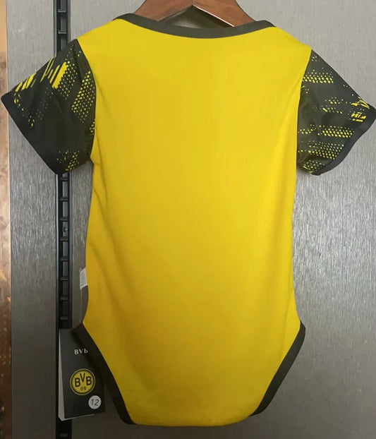 2025-26 Borussia Dortmund Home Baby Player Soccer Jersey Suit - Dortmund Baby Kit