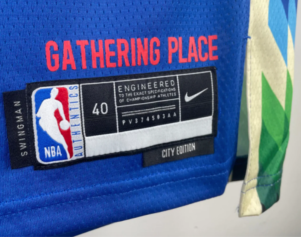 2022-23 MILWAUKEE BUCKS LILLARD #0 Blue City Edition Top Quality Hot Pressing NBA Jersey