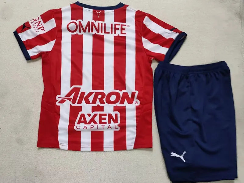 2025 Chivas Home Kids Soccer Jersey