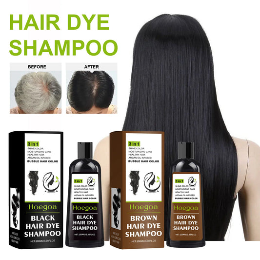 Herbal Essence Hair Dye Shampoo (100ml) – Moisturizing, Anti-Graying, & Anti-Hair Loss Color