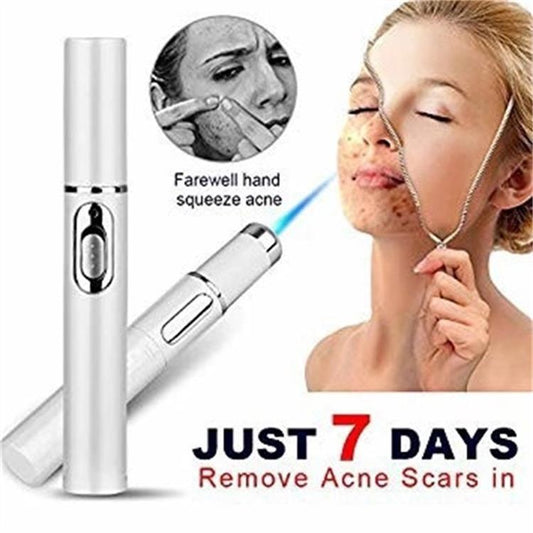 Advanced 415nm Blue Light Photon Therapy Pen – BIO Microcurrent Pore Refiner & Skin Calming Device