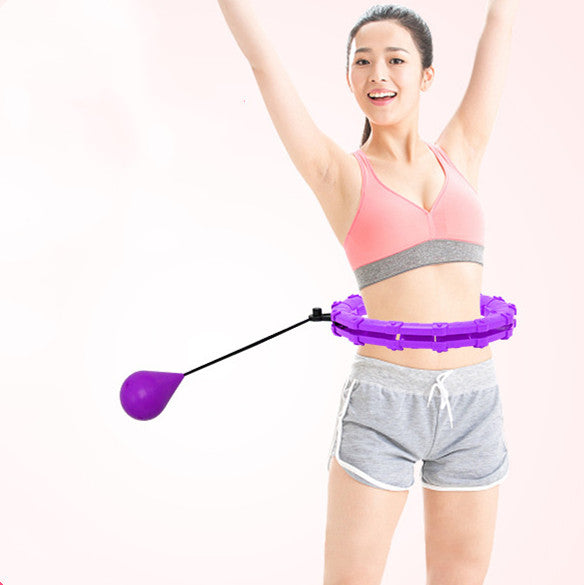 Premium Adjustable Non-Drop Smart Slimming Hula Hoop - 360-Degree Massage Abdominal Toning & Centrifugal Cardio Fitness Hoop
