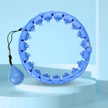 Premium Adjustable Non-Drop Smart Slimming Hula Hoop - 360-Degree Massage Abdominal Toning & Centrifugal Cardio Fitness Hoop
