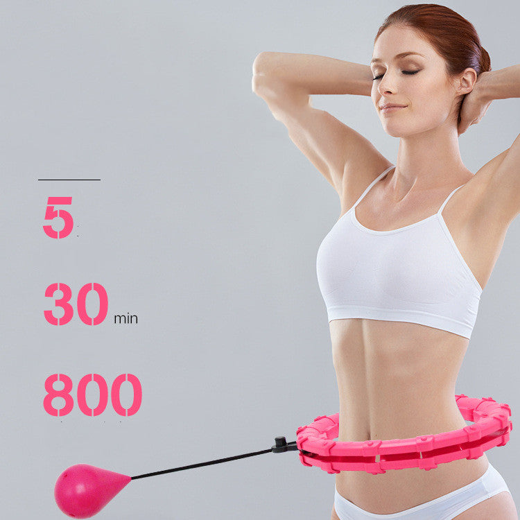 Premium Adjustable Non-Drop Smart Slimming Hula Hoop - 360-Degree Massage Abdominal Toning & Centrifugal Cardio Fitness Hoop