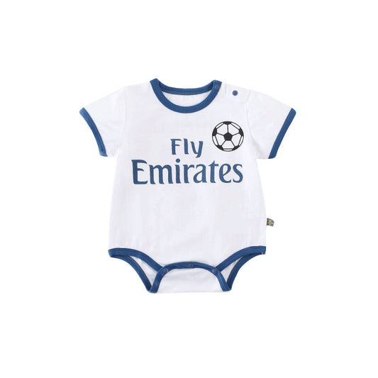 Baby Football Romper – Soft Cotton Sportswear for 0–12 Months