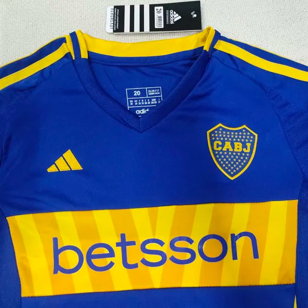 2025 Boca Juniors Home Kids Soccer Jersey