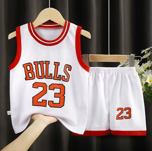 NBA Boston, Bulls, Rockets, Golden State Kids Jersey and Shorts Set