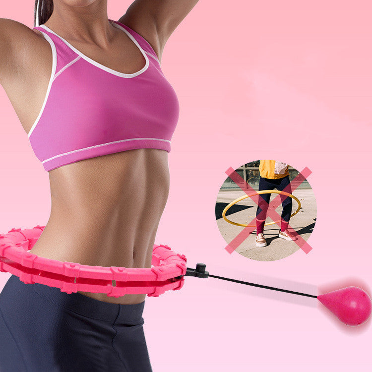 Premium Adjustable Non-Drop Smart Slimming Hula Hoop - 360-Degree Massage Abdominal Toning & Centrifugal Cardio Fitness Hoop