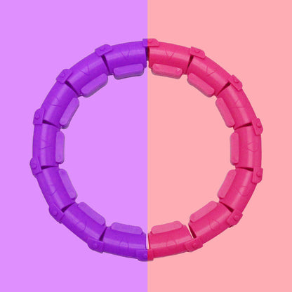 Premium Adjustable Non-Drop Smart Slimming Hula Hoop - 360-Degree Massage Abdominal Toning & Centrifugal Cardio Fitness Hoop
