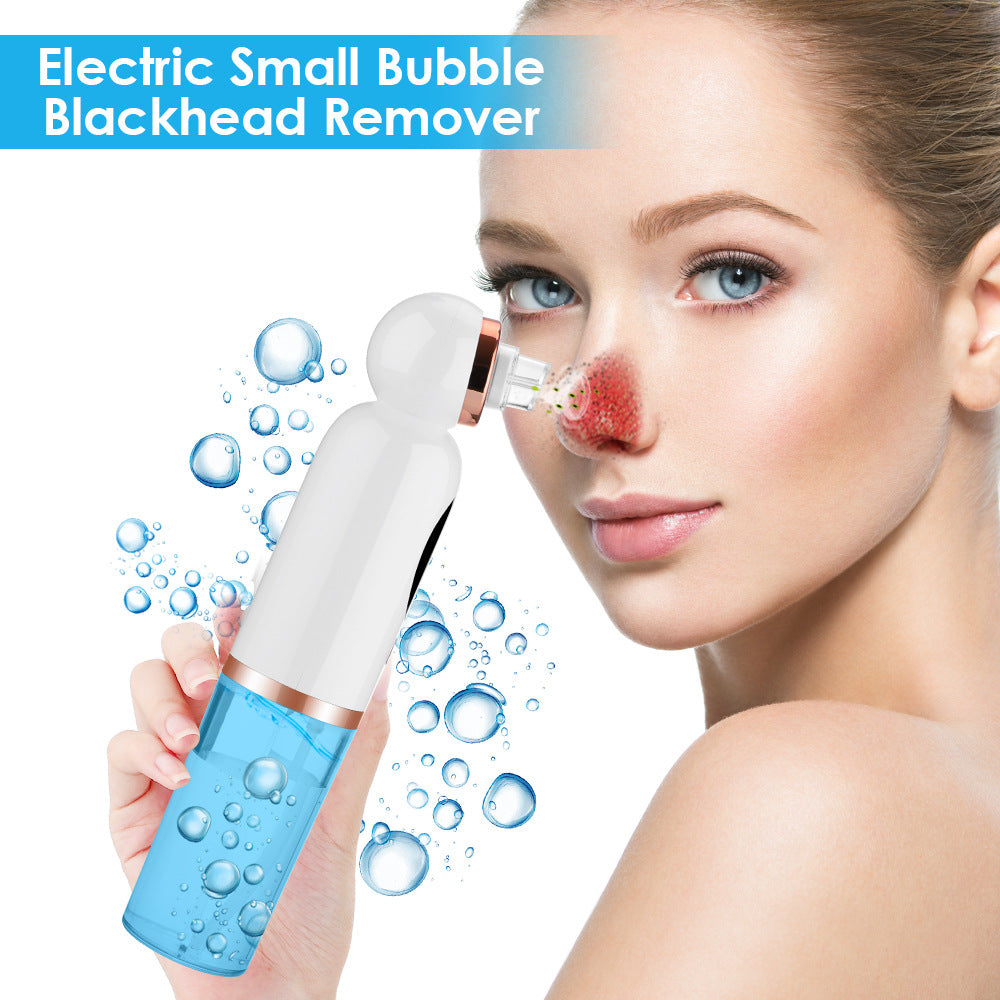 Advanced Small Bubble Blackhead Remover - 6-in-1 Electric Hydro Facial Pore Vacuum & Deep Impurity Cleansing Instrument