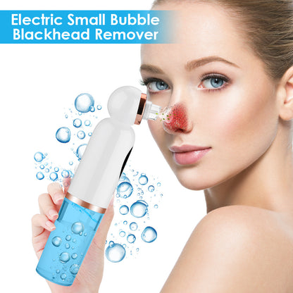 Advanced Small Bubble Blackhead Remover - 6-in-1 Electric Hydro Facial Pore Vacuum & Deep Impurity Cleansing Instrument