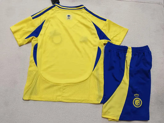 2025 AL-Nassr Home Kids Player Version Soccer Jersey - Ronaldo Jersey