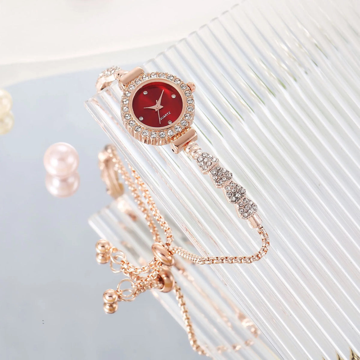 Adjustable Bracelet Women's Quartz Watch