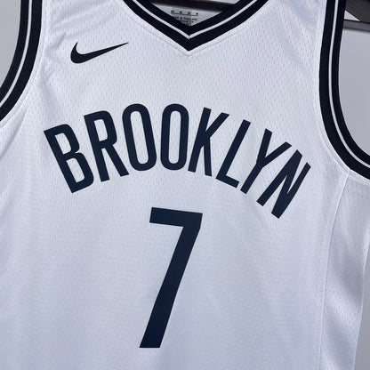 Brooklyn Nets DURANT #7 White Kids NBA Jersey