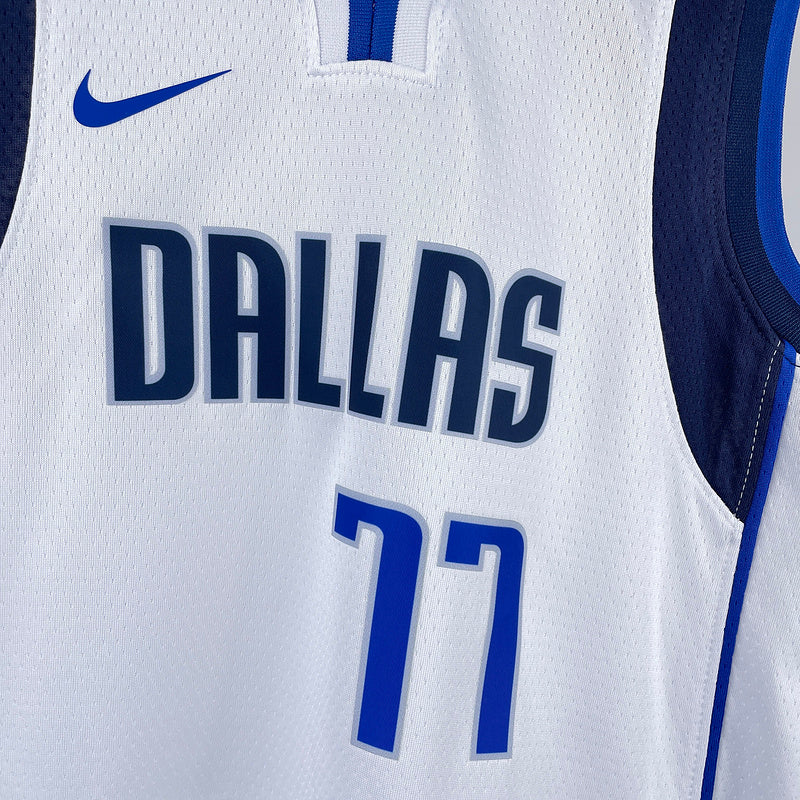 Dallas Mavericks DOECIC #77 White Kids NBA Jersey
