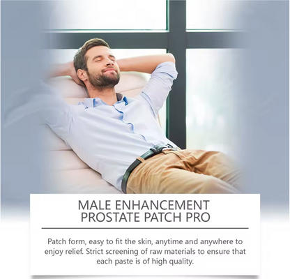 SOUTH MOON Men's Prostate Care Patch Pro – Botanical Transdermal Navel Application Matrix for Bladder Comfort & Urinary Wellness Support (30 Patches)