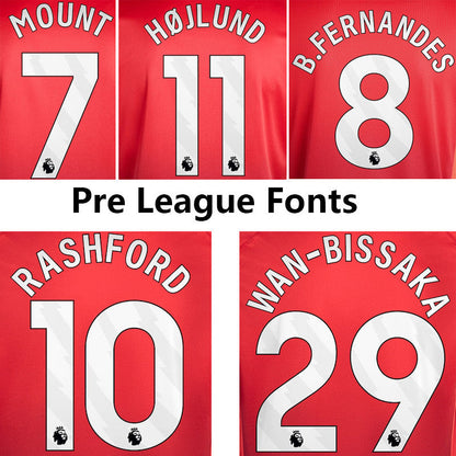 MANU Home Long Sleeve Player Version Soccer Jersey