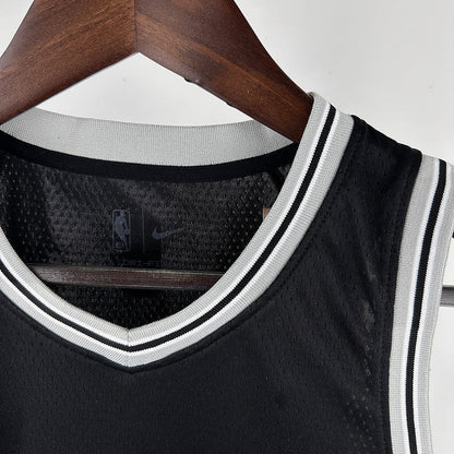 San Antonio Spurs WEMBANYAMA # 1 Black Kids NBA Jersey