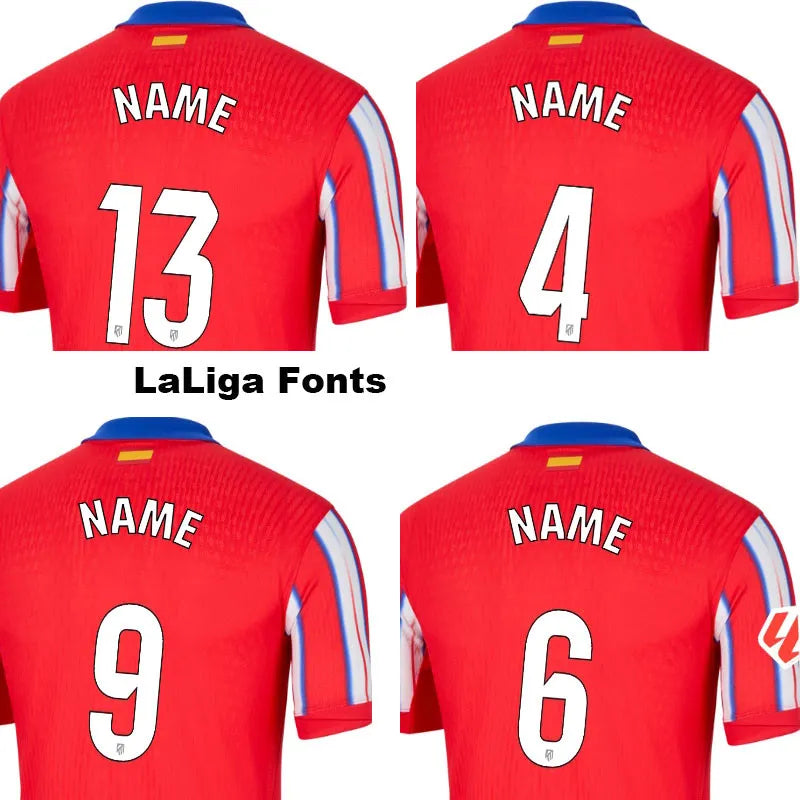 ATLETICO MADRID  Home Player Version Soccer Jersey