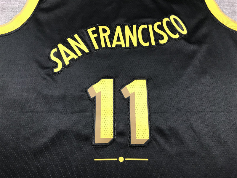 Golden State Warriors THOMPSON # 11 New City Dark Blue NBA Jerseys