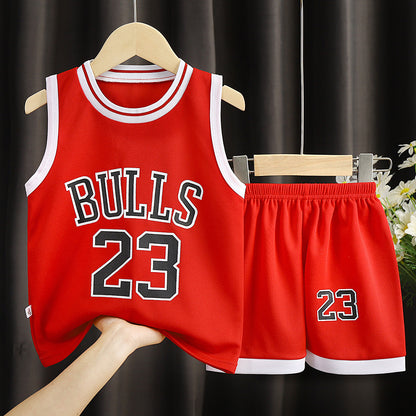 Two-Piece, Jersey and Shorts Kids' Basketball Uniform Set
