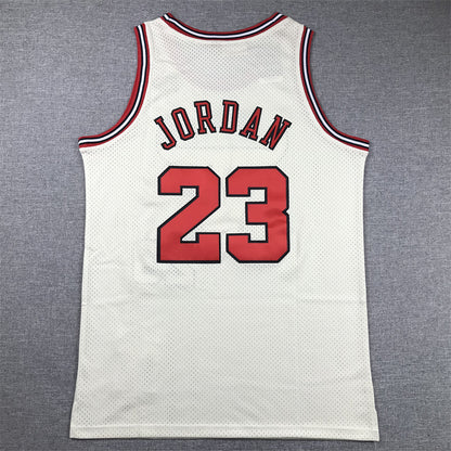 Chicago BULLS JORDAN # 23 Retro Beige NBA Jersey