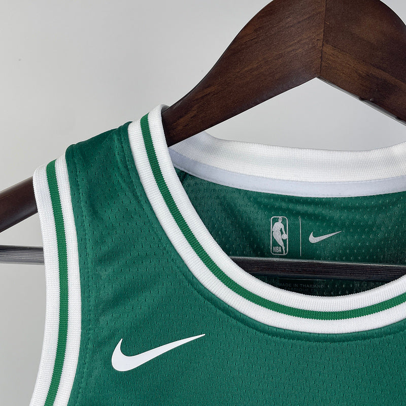 Boston Celtics TATUM #0 Green Kids NBA Jersey