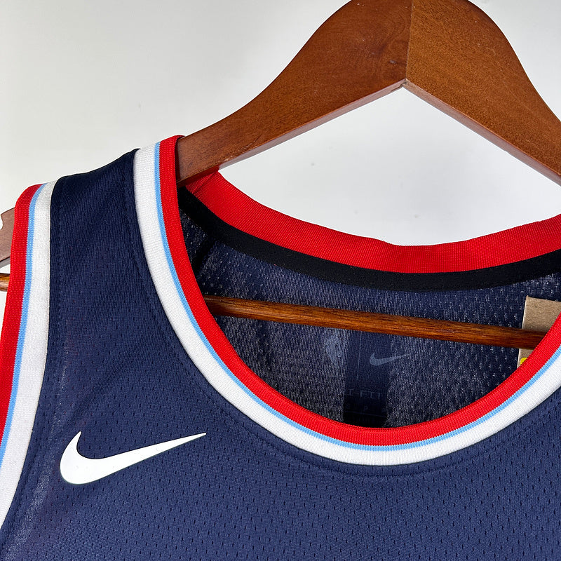Clippers HARDEN #1 Sapphire Blue NBA Jerseys