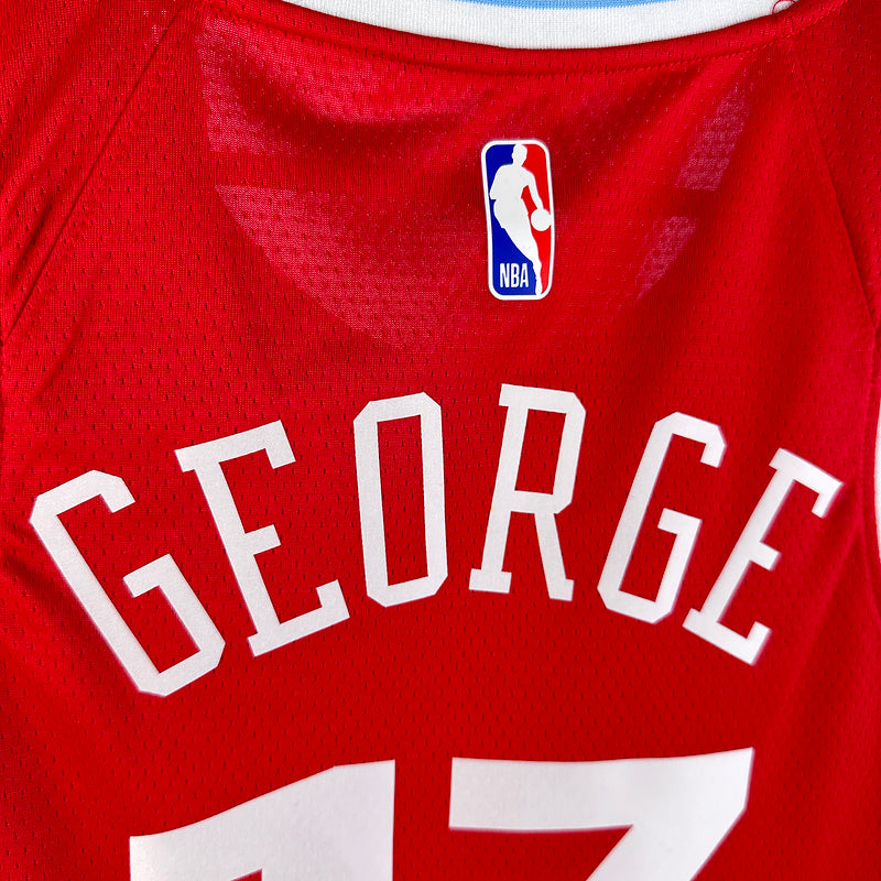 2024/25 Clippers GEORGE # 13 Red NBA Jerseys