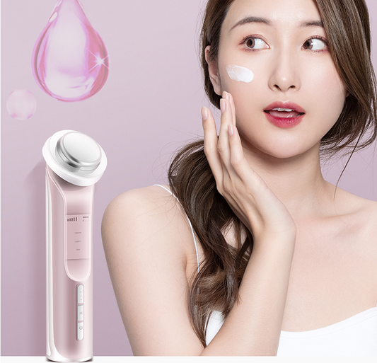 Keptrohy 3-in-1 Facial Cleansing & Skin Lifting Instrument - Premium Micro-Vibration & Ionic Nutrient Lead-In Mask Booster Device