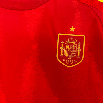 2024/25 Spain 1:1 Quality Home Red Fans Soccer Jersey
