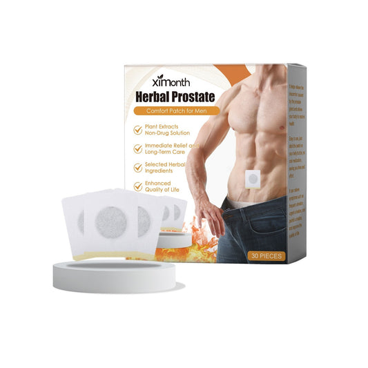 Ximonth Herbal Prostate Comfort Patch for Men – Advanced Transdermal Belly Button Application Matrix for Bladder Control & Urinary Health Support (30 Pieces)