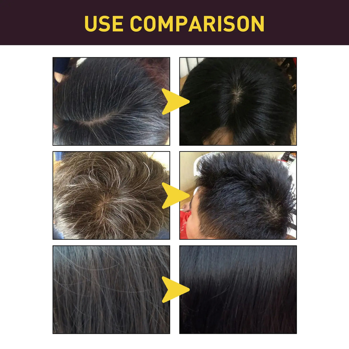 Eelhoe 3-in-1 Eelhoe 3-in-1 Herbal Permanent Hair Dye Shampoo