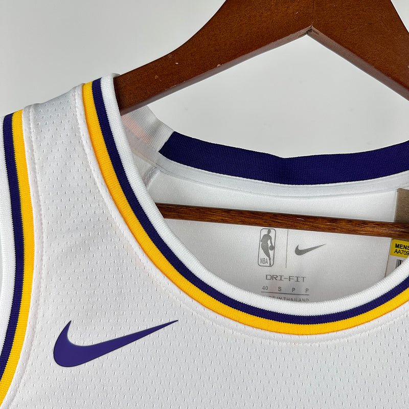 2025 Lakers ANTHONY #7 White NBA Jerseys