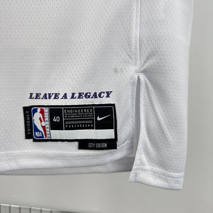 2025 Lakers JAMES JR. #9 White City Edition NBA Jerseys