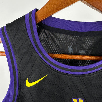 Lakers REAVES #15 Black Kids City Edition NBA Jersey