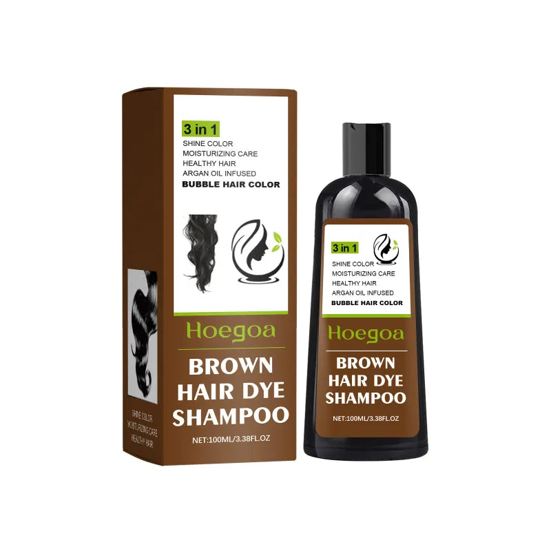 Herbal Essence Hair Dye Shampoo (100ml) – Moisturizing, Anti-Graying, & Anti-Hair Loss Color