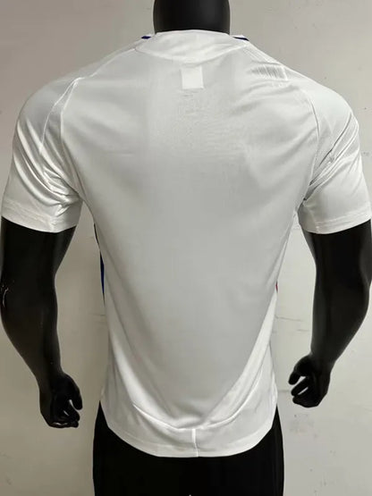 Lyon Home Player Version Soccer Jersey
