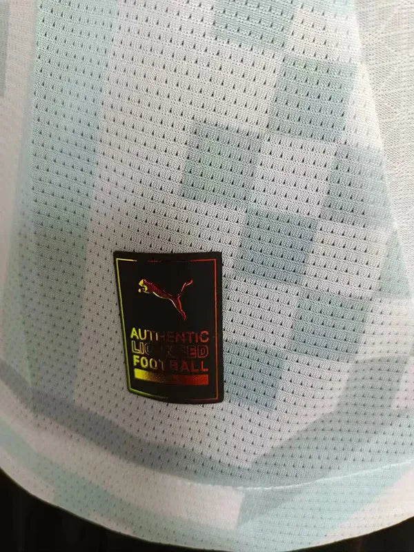 Marseille Home Player Version Soccer Jersey
