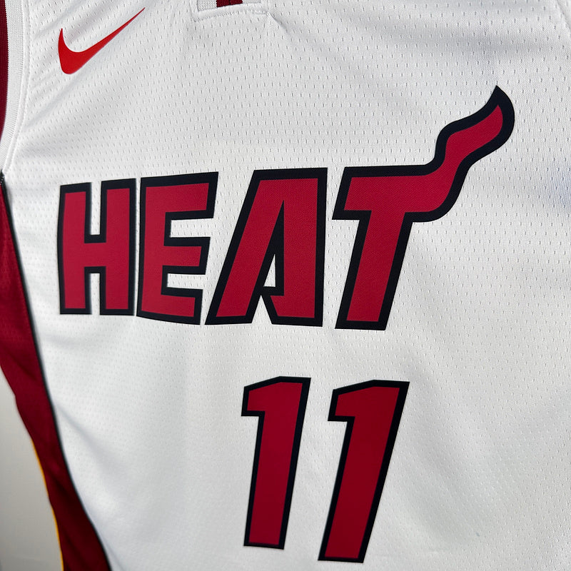 2024/25 Miami Heat JAQUEZ JR. #11 White NBA Jerseys
