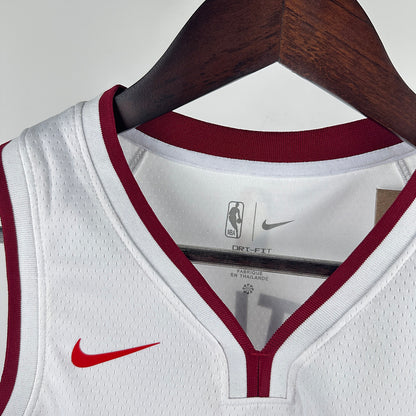 Miami Heat WADE #3 White Kids NBA Jersey