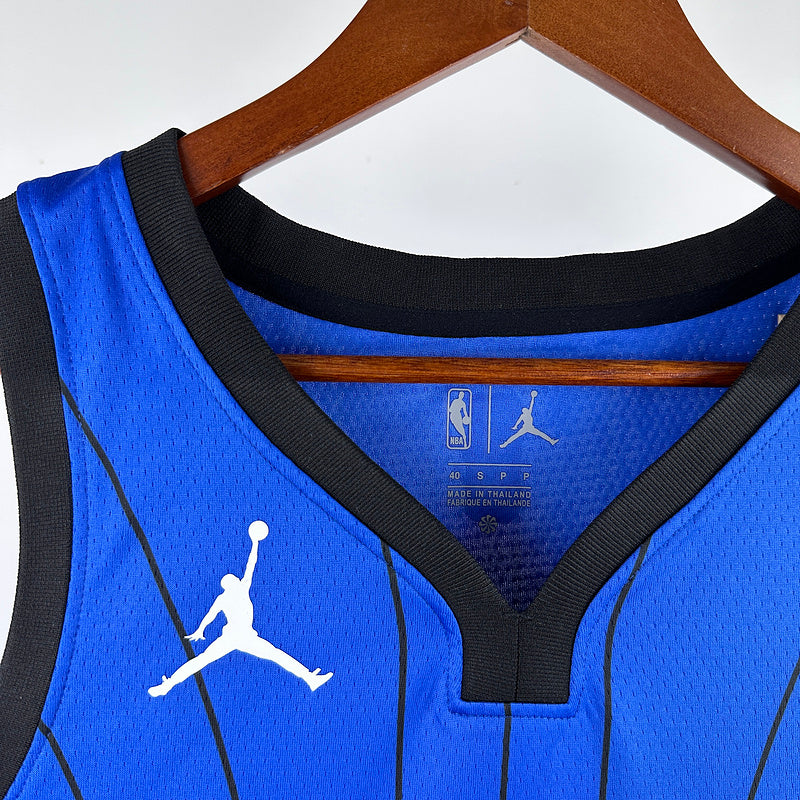Orlando Magic WAGNER #22 Sapphire Blue NBA Jerseys Hot Pressed