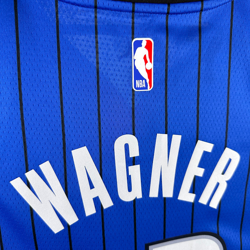 2024/25 Orlando Magic WAGNER #22 Sapphire Blue NBA Jerseys Hot Pressed