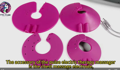 Advanced Electronic Breast Massage & Enhancement Device - Multi-Mode EMS Microcurrent & Infrared Thermal Bust Firming Instrument