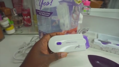 YES! Finishing Touch Instant Hair Remover - Rechargeable Sensa-Light Micro-Vibration Epilator & Precision Shaving Instrument