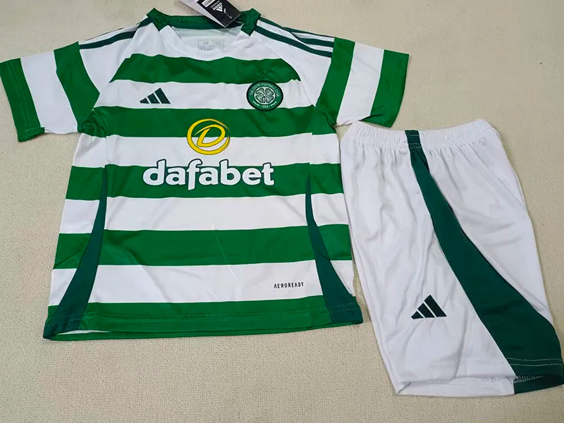 2025 Celtic Home Kids Soccer Jersey
