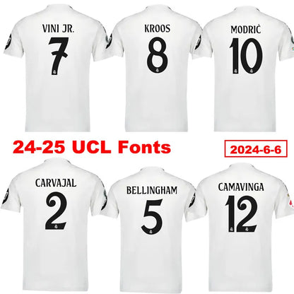 Real Madrid Home Long Sleeve Player Version Soccer Jersey