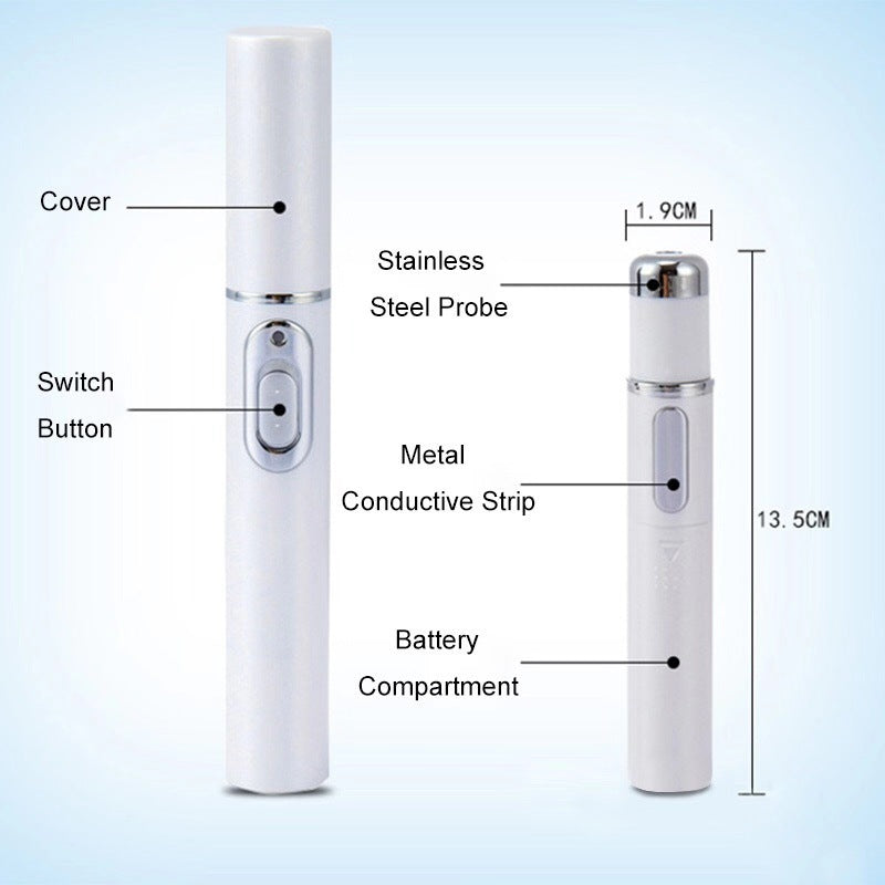 Advanced 415nm Blue Light Photon Therapy Pen – BIO Microcurrent Pore Refiner & Skin Calming Device